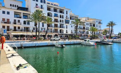 Overlooking Puerto de Duquesa marina